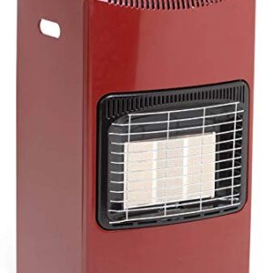 Lifestyle Seasons Warmth Red Mobile Cabinet Heater Calor Gas Mobile Heater