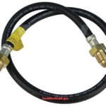 0.75M (30") Pol X Pol Standard Caravan Gas Hose Pigtail 5 Year Warranty