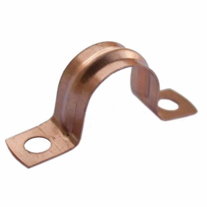 50 X Oracstar 22Mm Copper Saddle Clip Pipe Clips