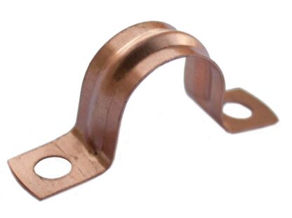 100 X Oracstar 15Mm Copper Saddle Clip Pipe Clip