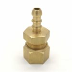 British Made 15Mm Brass Compression Fitting To 10Mm Nozzle Fits 8Mm I/D Hose (44