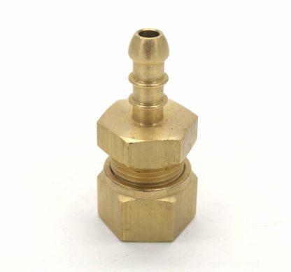 British Made 15Mm Brass Compression Fitting To 10Mm Nozzle Fits 8Mm I/D Hose (44