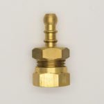 British Made 1/2" Compression Fitting To Lpg Fulham Nozzle To 8Mm I/D Hose (48)