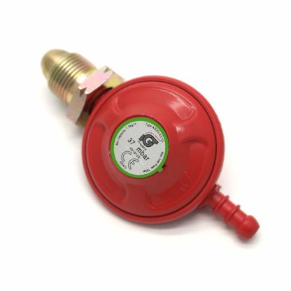 Igt 37Mbar Propane Gas Regulator & 1 Metre  Hose With 2 Clips 5 Year Warranty