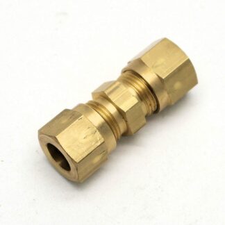 British Made 8Mm To 8Mm Brass Compression Fitting  (16)