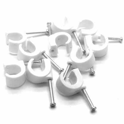 10 X Oracstar 15Mm Nail In Pipe Clips