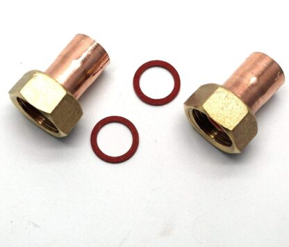 2 X 15Mm X 1/2" End Feed Copper Straight Tap Connector (122)