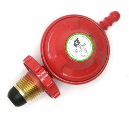 Igt Handwheel 37Mbar Propane Gas Regulator & 2M Hose & 2 Clips 5 Year Warranty