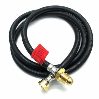 3 Metre Pol X W20  Pigtail Caravan Propane Gas Hose With Nrv 5 Year Warranty