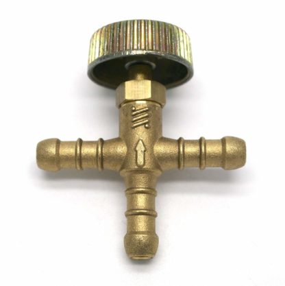 Inline Brass 3 Way Needle Valve For Gas/Air/Lpg Made In Italy (43)