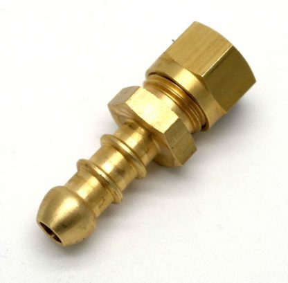 British Made 5/16 Compression Fitting To Lpg Fulham Nozzle To 8Mm I/D Hose (81)