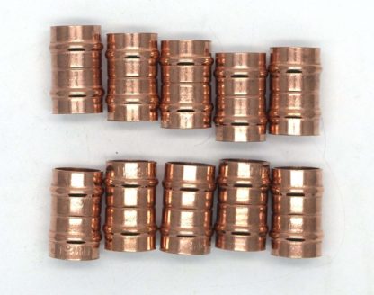 22Mm Solder Ring Copper Equal Straight Coupling 10 Pack D Box 102