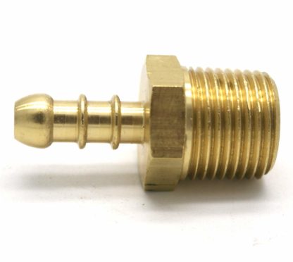 British Made 1/2" Bspt Male Fitting To Lpg Fulham Nozzle To 8Mm I/D Hose (30)