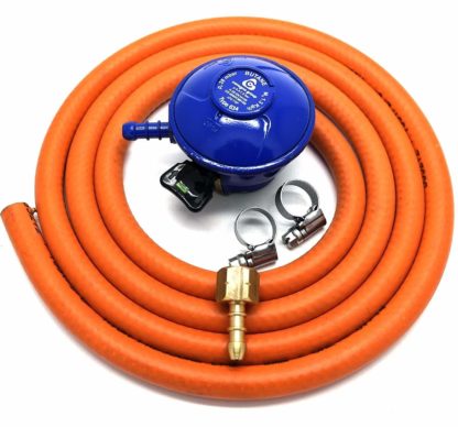 Cavagna 21Mm Butane Gas Regulator Replacement Hose Kit For Uk Cadac Lp Models