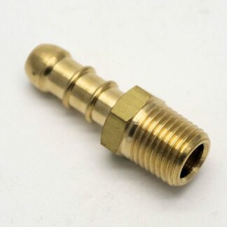 British Made 1/4" Bspt Male Fitting To Lpg Fulham Nozzle To 8Mm I/D Hose (24)