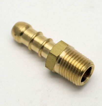 British Made 1/4" Bspt Male Fitting To Lpg Fulham Nozzle To 8Mm I/D Hose (24)