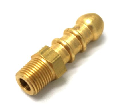 British Made 1/8" Bspt Male Fitting To Lpg Fulham Nozzle To 8Mm I/D Hose