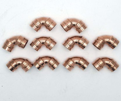 15Mm Solder Ring Copper 90? Elbow 10pack (71)