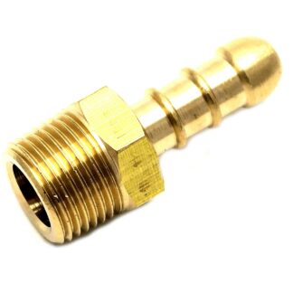 British Made 3/8" Bspt Male Fitting To Lpg Fulham Nozzle To 8Mm I/D Hose (23)