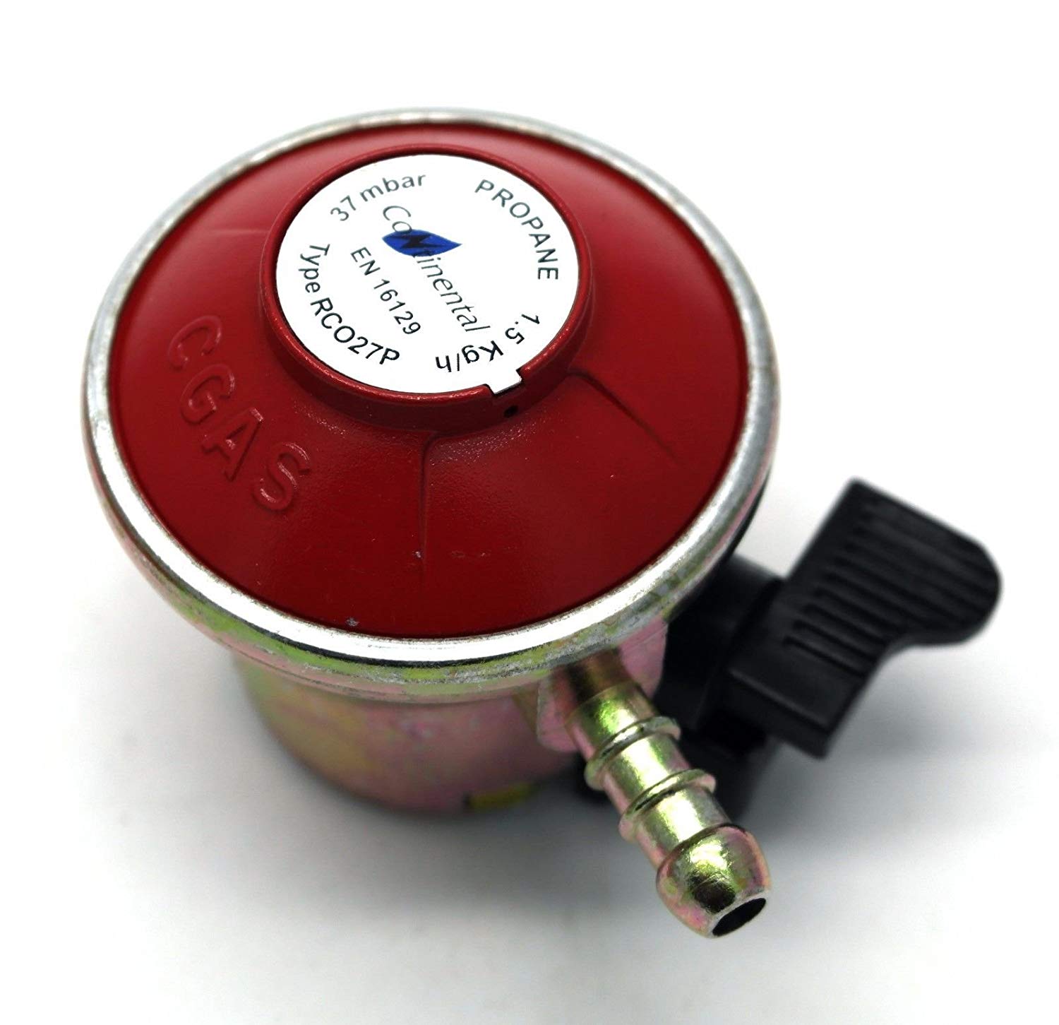PATIO GAS BBQ REGULATOR 27mm Clip On 37mbar 1.5kgh Fits Calor Gas Flogas 