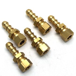 5 X 8Mm British Made Compression Fitting To Fulham Nozzle For 8Mm I/D Hose (70)