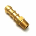 British Made 1/8" Bspt Male Fitting To Lpg Fulham Nozzle To 8Mm I/D Hose