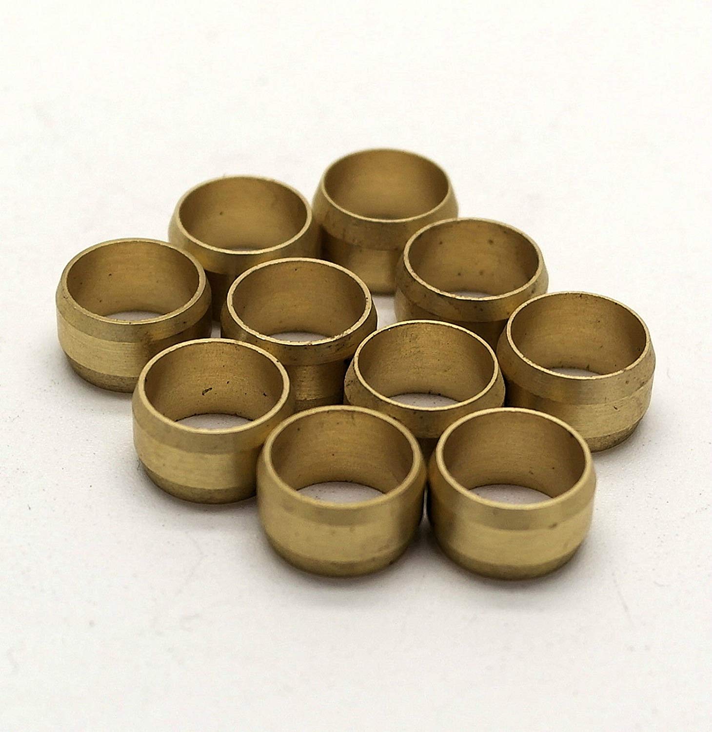 British Made 10 X 6Mm Brass Olives (1) - Huddersfield Gas