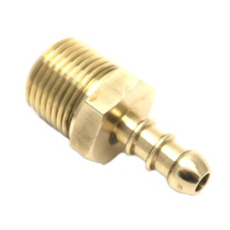 British Made 1/2" Bspt Male Fitting To Lpg Fulham Nozzle To 8Mm I/D Hose (30)