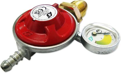 Igt 37Mbar Propane Gas Regulator With Pressure Gauge & 2 M Hose Kit With 2 Clips - Image 6