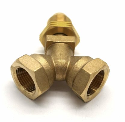 Large Brass Y Male To Female Pol Tee Connector For Propane Gas  (83)