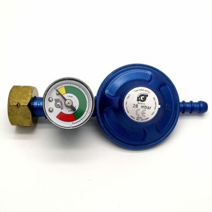 Igt 4.5Kg Butane Gas Regulator & Gauge Conversion For Most Weber Q & Lp Models