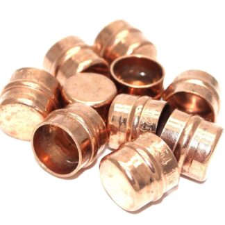 15Mm Solder Ring Copper Stop End 10 Pack  (78)