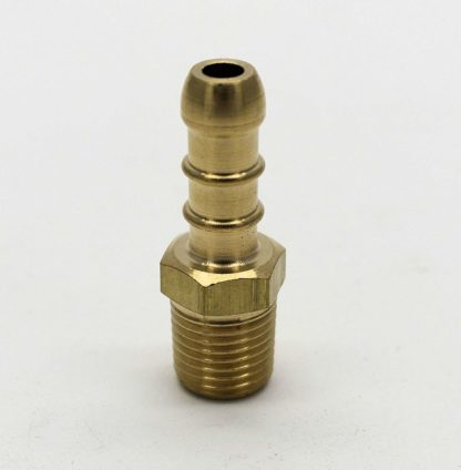 British Made 1/4" Bspt Male Fitting To Lpg Fulham Nozzle To 8Mm I/D Hose (24)