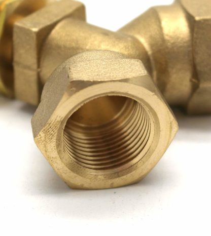 Large Brass Y Male To Female Pol Tee Connector For Propane Gas  (83)