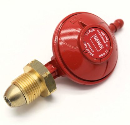 Calor Gas Brand 37Mbar Propane Gas Regulator 2Mt Hose & 2 Clips 5 Year Warranty