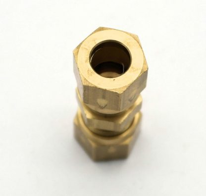 British Made 10Mm To 10Mm Brass Compression Fitting  (62)