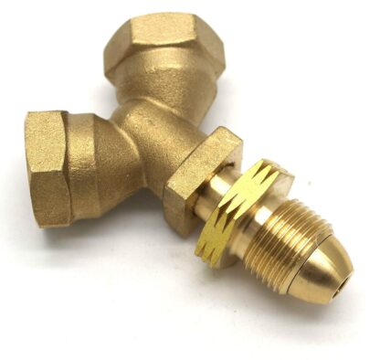 Large Brass Y Male To Female Pol Tee Connector For Propane Gas  (83)