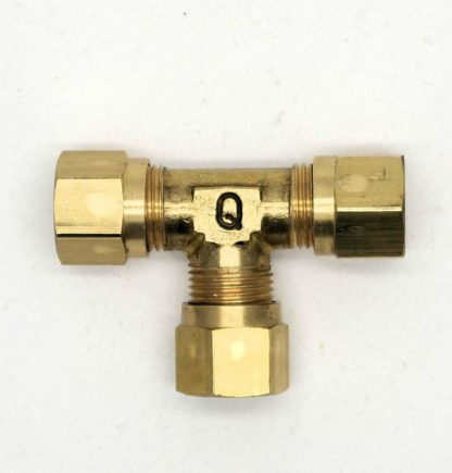 British Made 5/16" Equal T Brass Compression Fitting  (29)