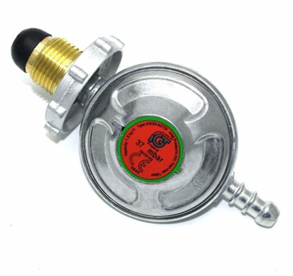 Igt Handwheel 37Mbar Propane Gas Regulator & 2M Hose & 2 Clips 5 Year Warranty