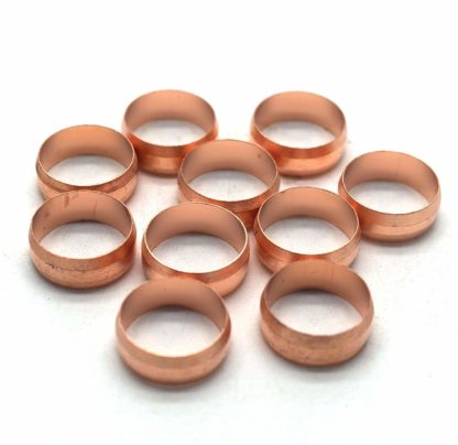 10 X 15Mm Copper Compression Olives (68)