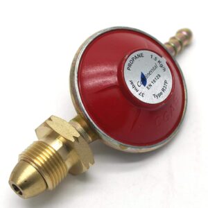 Propane Gas Regulator 37Mbar With 1M Hose & 2 Clips Fits Calor Gas / Flogas