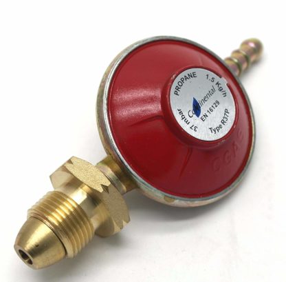 Propane Gas Regulator 37Mbar With 1M Hose & 2 Clips Fits Calor Gas / Flogas