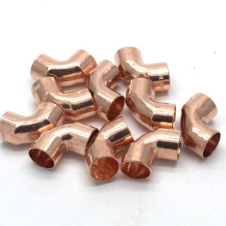 22Mm End Feed Copper 90? Elbow 10 Pack D Box 101