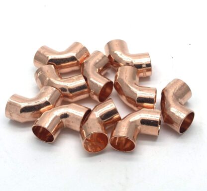 22Mm End Feed Copper 90? Elbow 10 Pack D Box 101