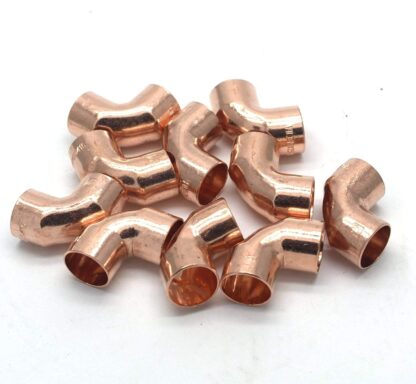 10Mm End Feed Copper 90? Elbow 10 pack (77)