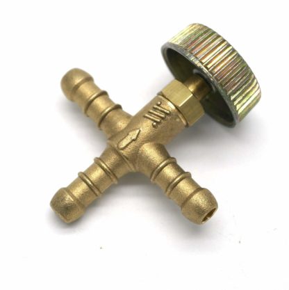 Inline Brass 3 Way Needle Valve For Gas/Air/Lpg Made In Italy (43)