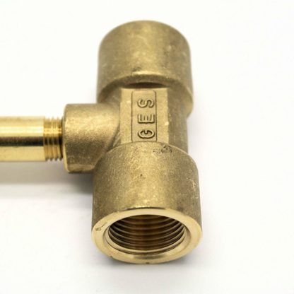 Calor Gas Brand Pol To Pol Extended Brass Pigtail T Adaptor (D88)