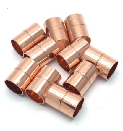 10Mm End Feed Copper Equal Straight Coupling 10 pack (79)