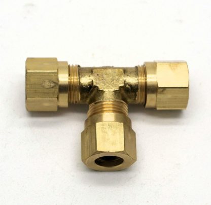 British Made 5/16" Equal T Brass Compression Fitting  (29)