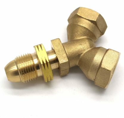 Large Brass Y Male To Female Pol Tee Connector For Propane Gas  (83)